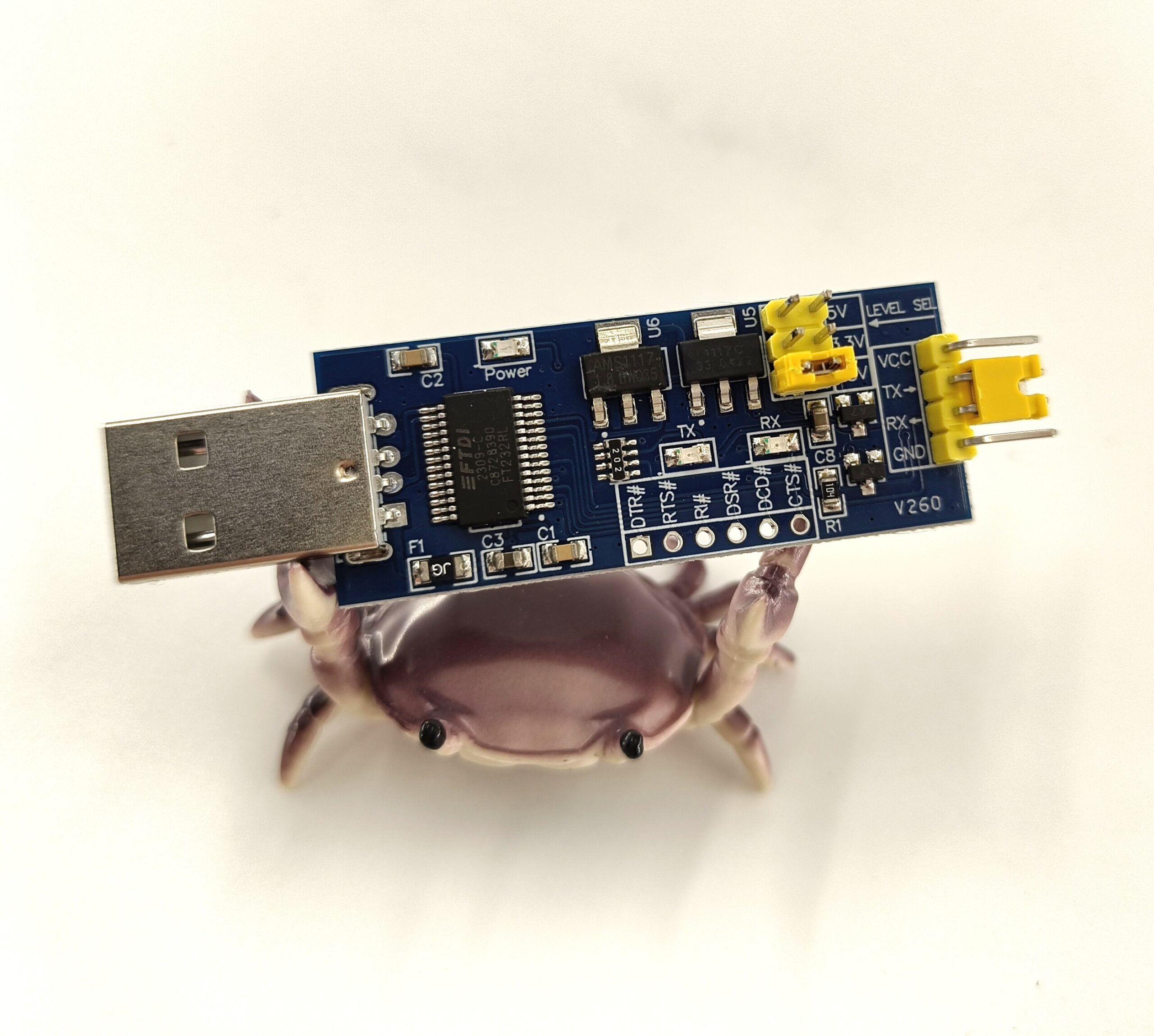 Конвертер USB в TTL на базе FT232RL. Type A. 1.8/3.3/5V - изображение 1